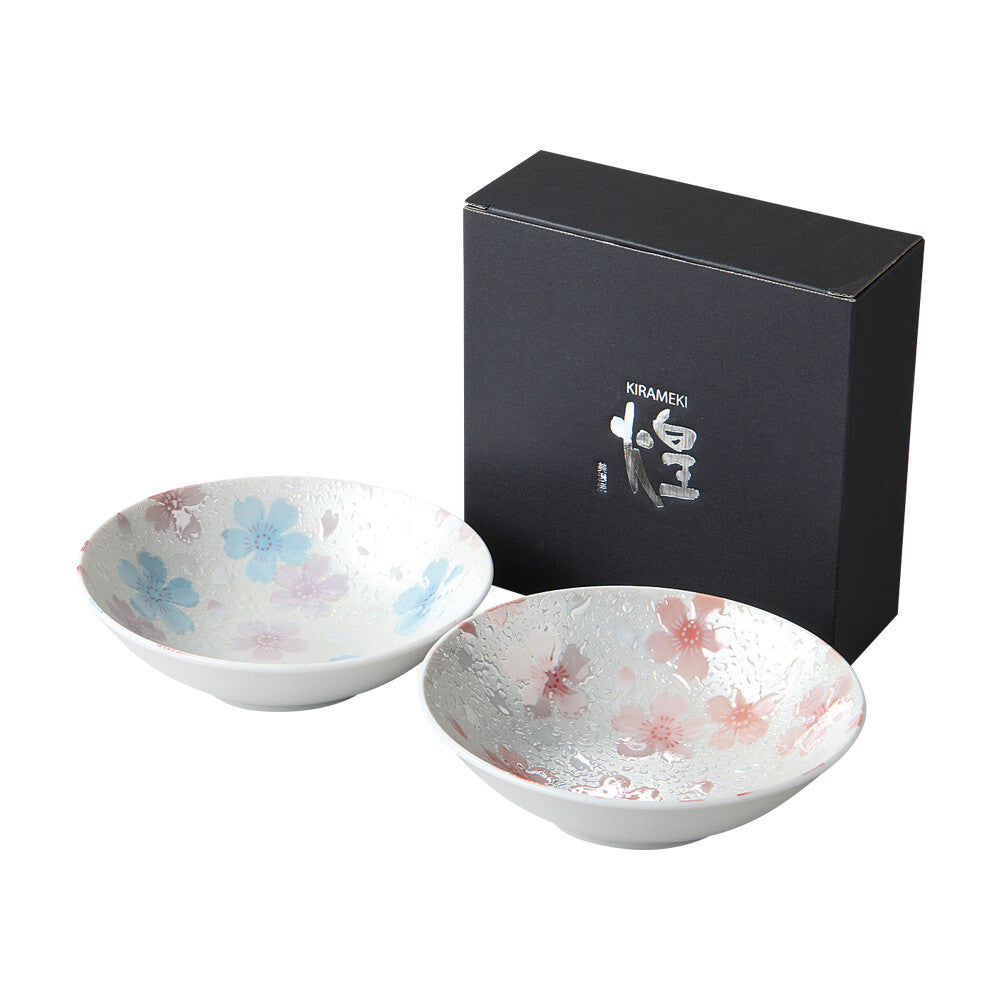 Minoyaki Cherry Blossom Bowl gift set