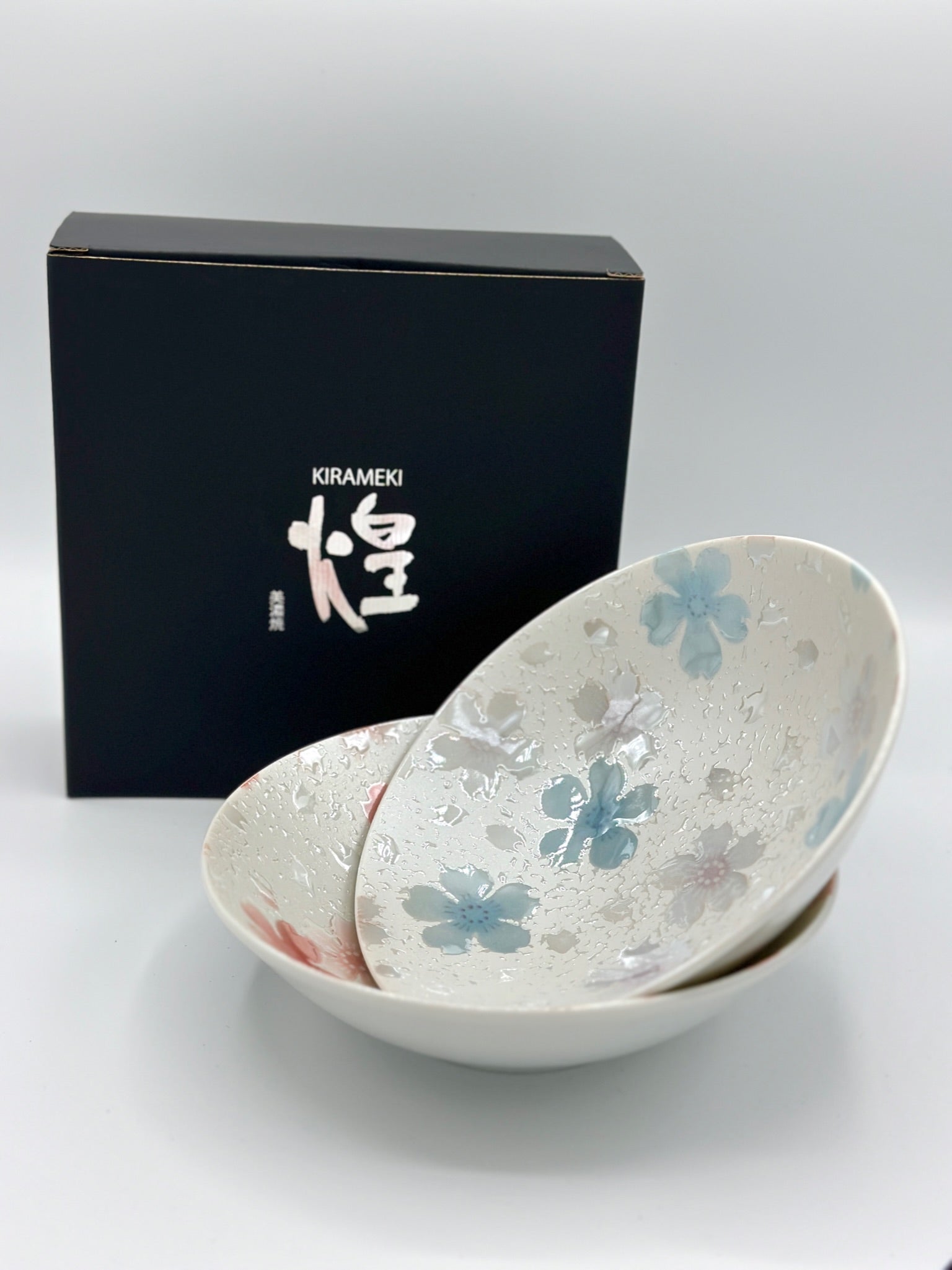 Minoyaki Cherry Blossom Bowl gift set