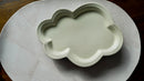 Handmade Cloud-Shaped Plate from Jingdezhen