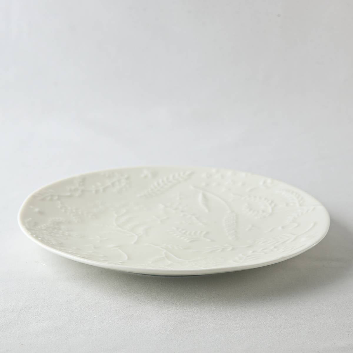 Miyama Float Relief Plate Ivory