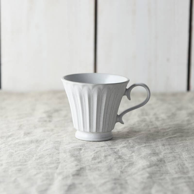 Chou chou Grace Coffee Cup Rustic White