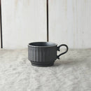 Chou chou Grace Coffee Cup (Rustic White/ Matte Black)