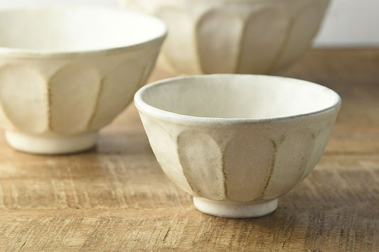 Rinka (輪花) rice bowl by Kaneko Kohyo 小兵製陶所 - Rainya