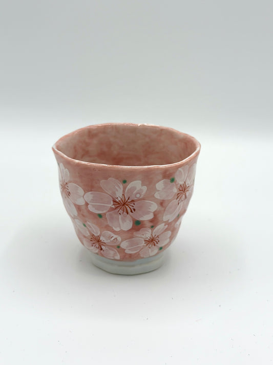 Yayoihana Handcrafted Sakura Tea Cup / Tumbler (Pink / Blue)