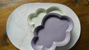 Handmade Cloud-Shaped Plate from Jingdezhen