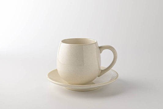 Ichihara Ceramics Pausa Ball Mug & Saucer