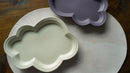 Handmade Cloud-Shaped Plate from Jingdezhen