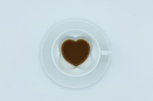 Heart-shaped Porcelain Mug - Rainya