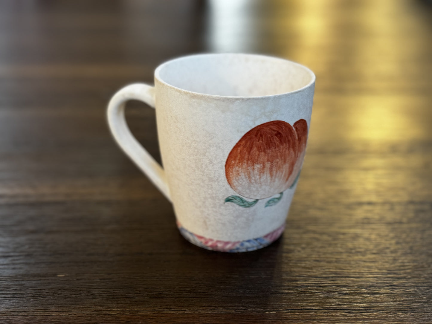 "桃然自得""樱有尽有" Handcrafted harvest mug by Jianshibai