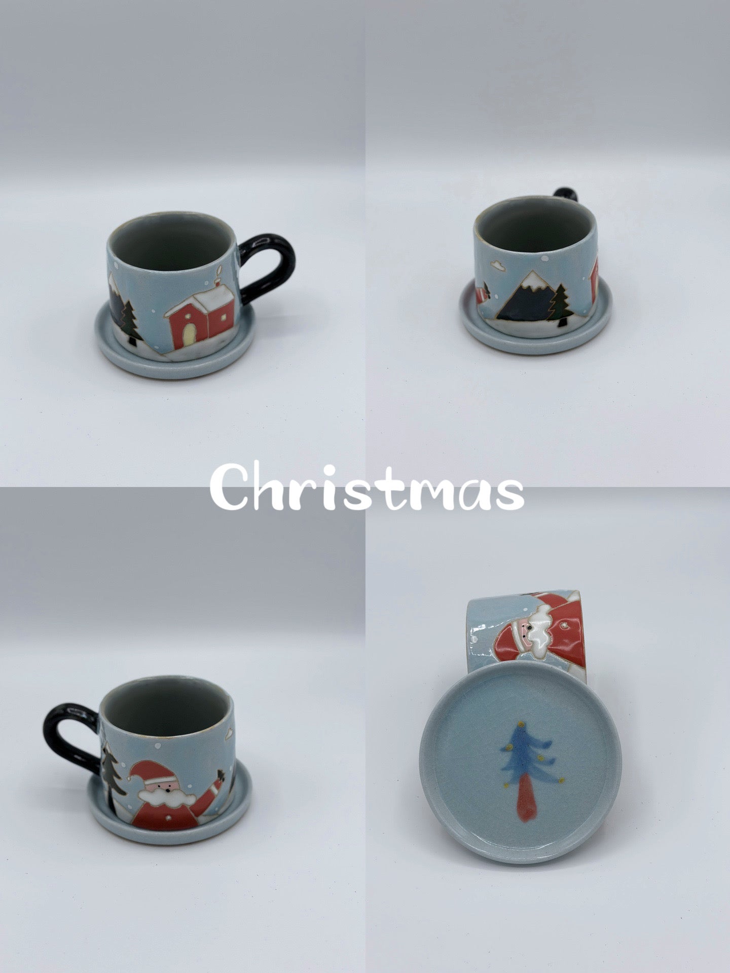 Naomi x Rainya Christmas in Seattle Cup and Saucer (Holiday Special)