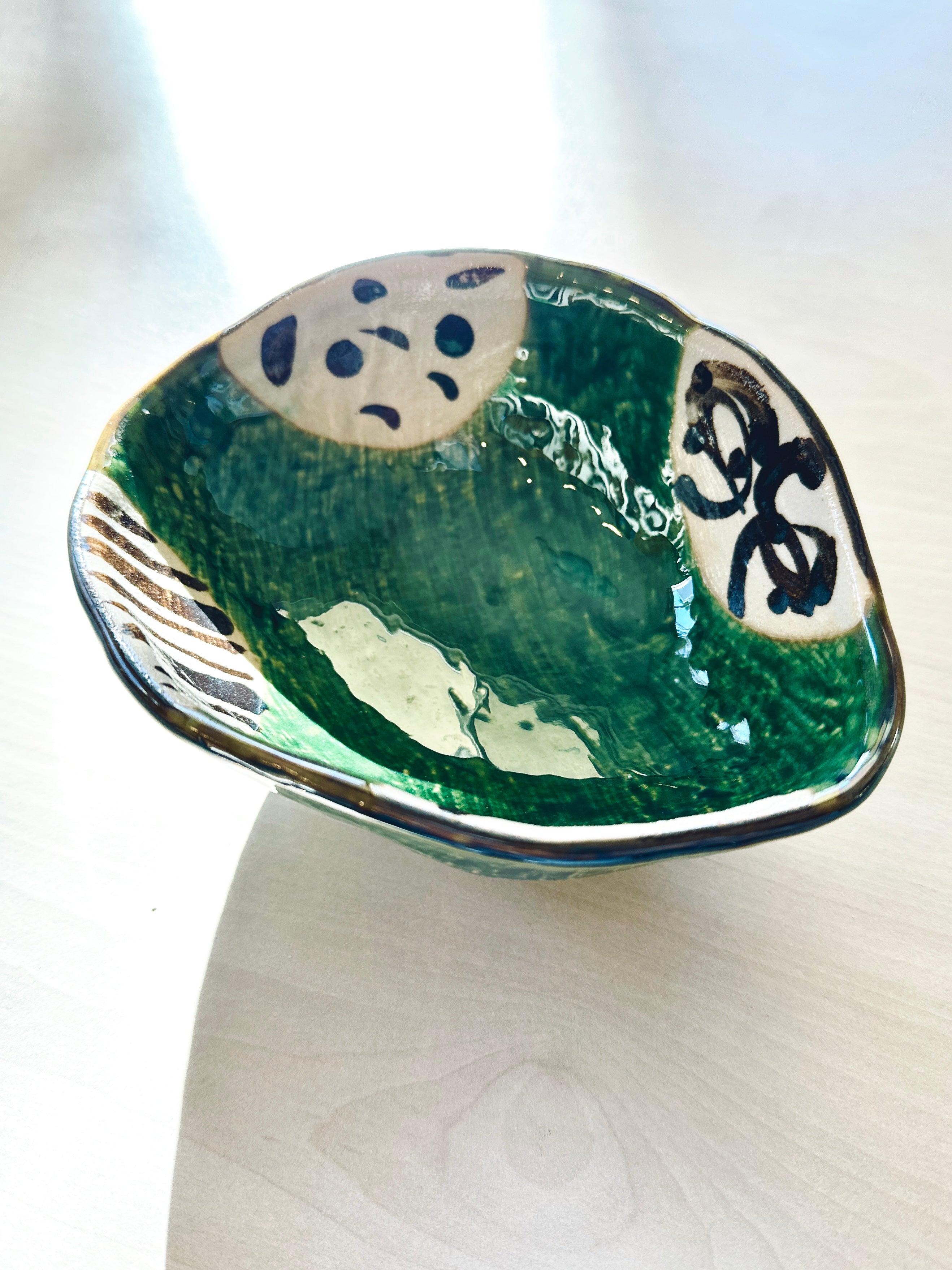 Satoyama Oribe Small Bowl