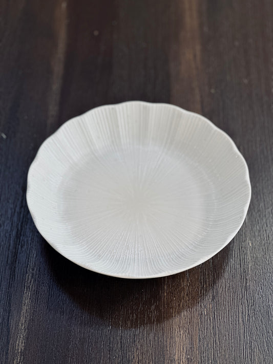Classic Tokusa Deep Plate (White)