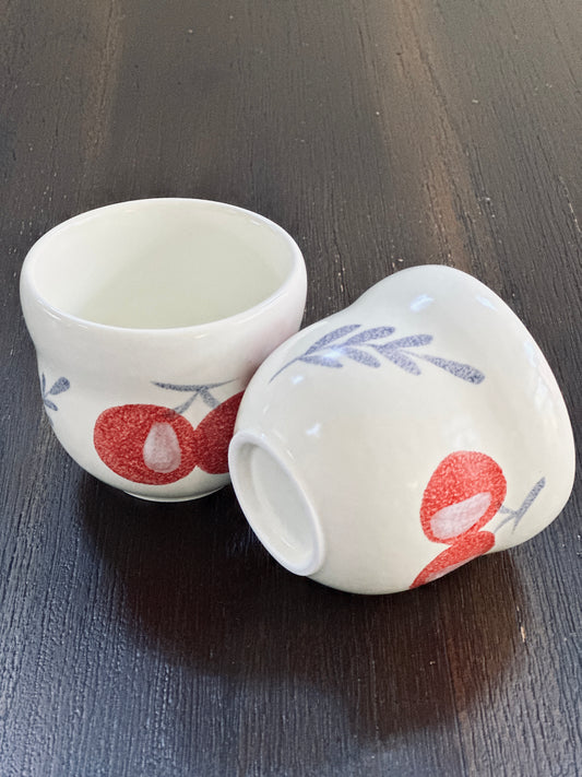 Handmade Tea Cup – Cherry