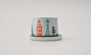 Naomi x Rainya Christmas in Seattle Cup and Saucer (Holiday Special)