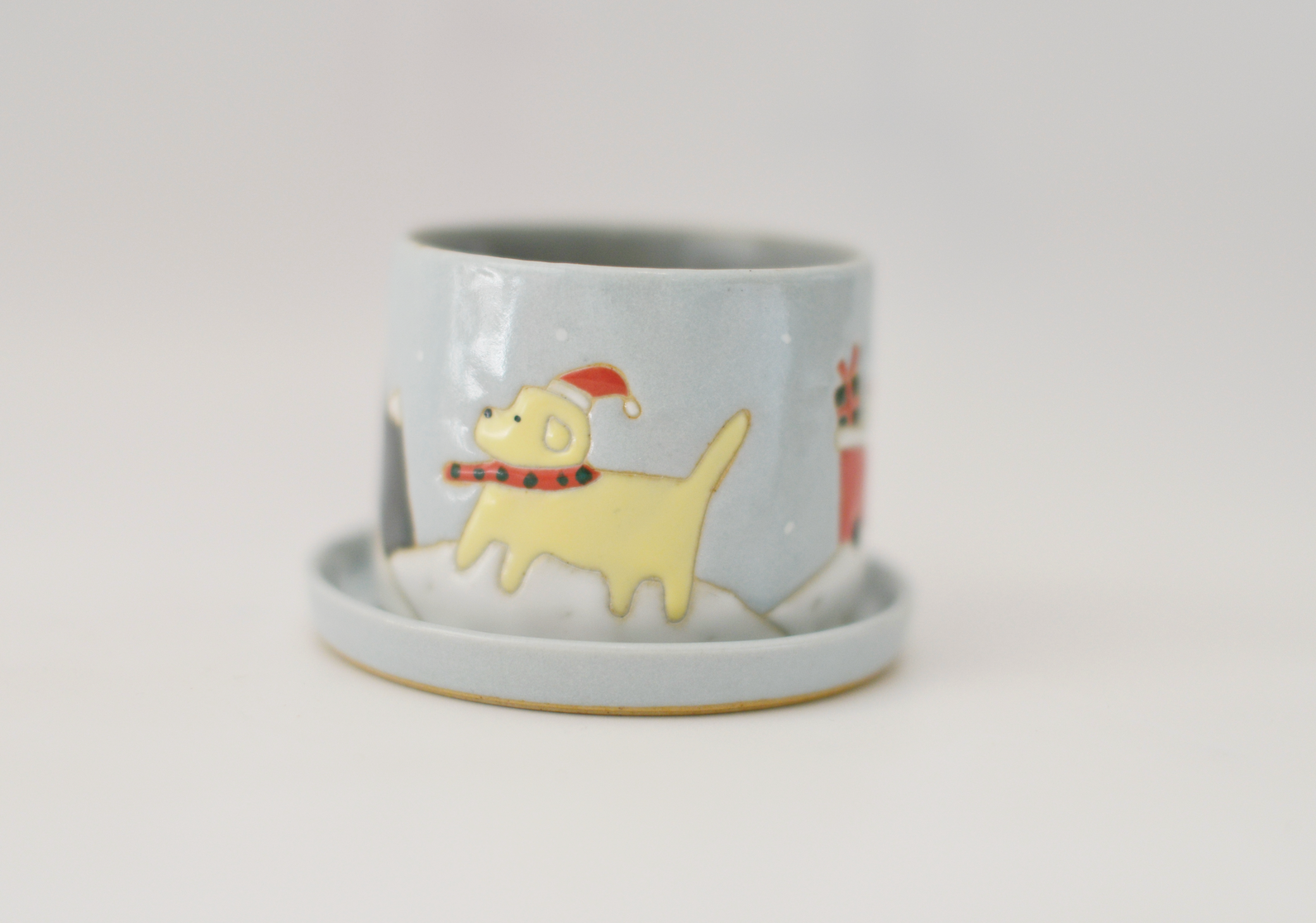 Naomi x Rainya Christmas in Seattle Cup and Saucer (Holiday Special)