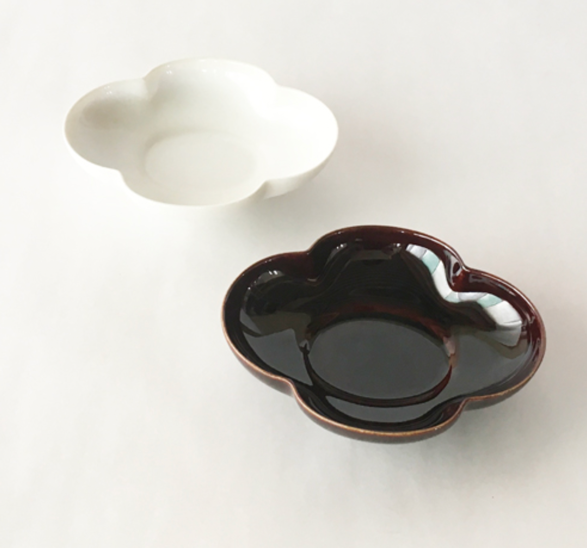 瑞々(mizu-mizu) by Rina Ono Mokko 4-inch plate gift set