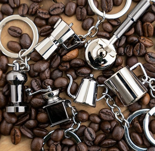 Aoyoshi coffee theme key chain
