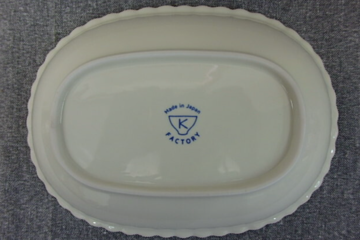 Cat's Laundry Day Oval Bowl日本製 美濃焼