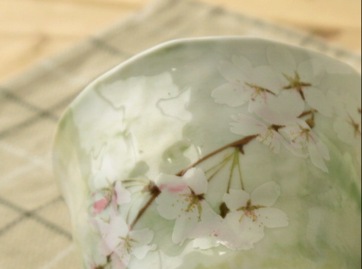 Hanagasumi Handcrafted Sakura Tea Cup