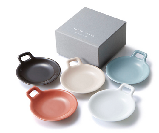 Totte plate plate S 5 color set (Gift Box)