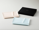 Isola Palette Plate (Peach/Blue Glaze) Gift Box