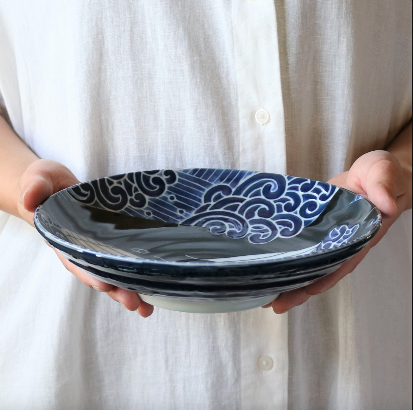 Shiranami Kujira Shallow Bowl