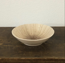 Sendan Jugusa Yaki Liner Series Serving Bowl (Light Brown)